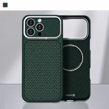 Evelatus Apple iPhone 17 Pro Carbon Premium Edition MagSafe Case Green