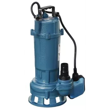 Fury 1500W Submersible Sewage Pump with Vortex Impeller, 25000 L/h, 12 m Head, Automatic Float Switch