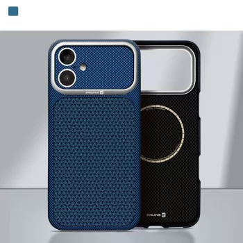 Evelatus Apple iPhone 16 Carbon Premium Edition MagSafe Case Midnight Blue