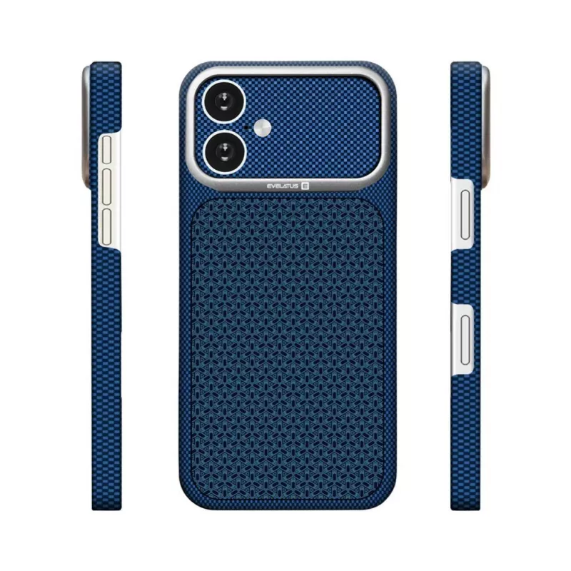 Evelatus Apple iPhone 16 Carbon Premium Edition MagSafe Case Midnight Blue