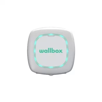 Wallbox Pulsar Plus 7.4 kW Type 2 Electric Vehicle Charging Station, White with 5m Black Cable