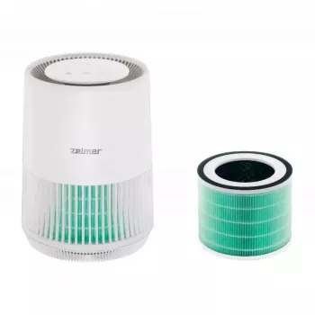 Zelmer ZPU5500 Air Purifier with HEPA H13, UV-C and Ionizer, 200 m³/h CADR, PM2.5 Sensor, Auto Mode, for Rooms up to 24 m²