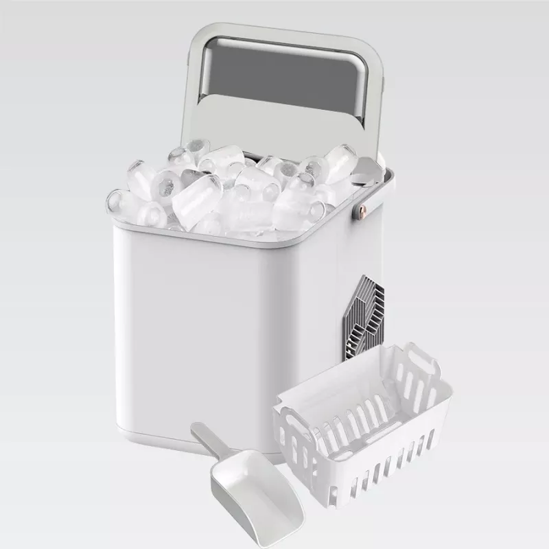 Maestro MR-821 Ice Maker 10-12 kg/24h, 2.2L Tank, Bullet Ice, Electronic Controls, Transparent Lid