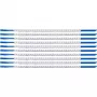 Brady SCN-07-1 Clip Sleeve Wire Marker, Legend 1, White, for 1.9-2.4 mm Cable Diameter, 300 pcs