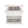 Rio CSSM-EU/1,2 Beauty Box Cosmetic Storage with Cantilever Trays and Key Lock