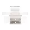 Rio CSSM-EU/1,2 Beauty Box Cosmetic Storage with Cantilever Trays and Key Lock