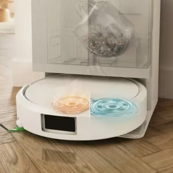 iRobot Roomba Plus 415 Combo Robot Vacuum White + AutoWash Dock