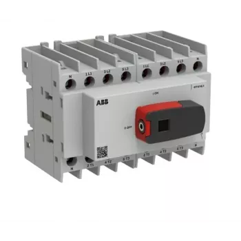 ABB OT63G1-8BS63 8-Pole Disconnect Switch 63 A 1000 V AC/DC Frame G1 with Direct Handle