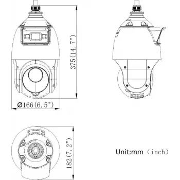 Hikvision DS-2SE4C425MWG-E/14(F0) 4 MP 25x Network PTZ Camera with AcuSense