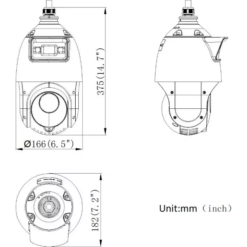 Hikvision DS-2SE4C425MWG-E/14(F0) 4 MP 25x Network PTZ Camera with AcuSense