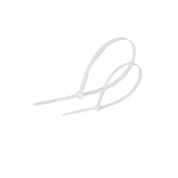 LANVIEW LVT551025-2.5MM-200MM White Nylon Cable Tie 2.5 x 200 mm, 100-Pack