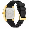 Versace V-Chrono Women's Swiss Quartz Chronograph Watch 45mm Black Dial Leather Strap VE8K00624