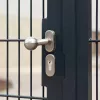 PSG 63.410 Fixed Round Stainless Steel Door Knob with Oval Escutcheon
