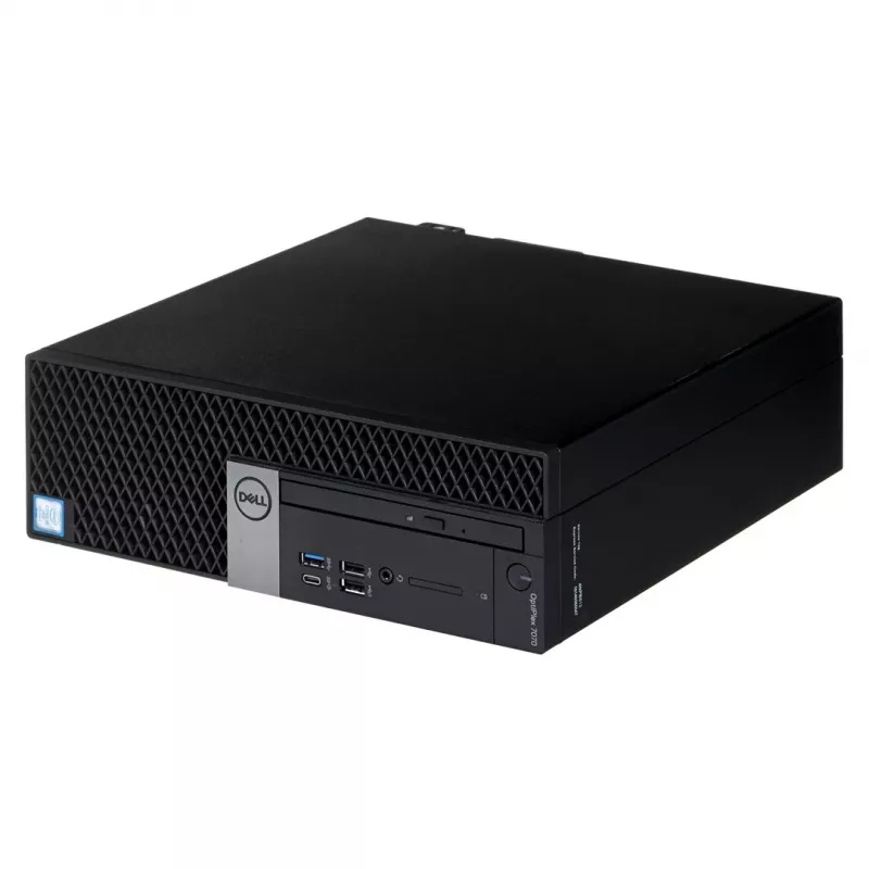 DELL OptiPlex 7070 SFF Desktop PC - Intel Core i3-9100, 16GB RAM, 256GB SSD, Windows 11 Pro (Used)