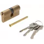 PSG 63.63030.MM Brass Euro Profile Double Cylinder Lock 30/30 mm