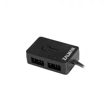 Zalman ZM-4PALC ARGB Controller - 4-Port Addressable RGB Hub with Magnetic Mount