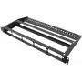 VALUE MPO Panel for 3 Modules - Blank Panel for Fiber Optic Cassette - Rack Mountable - Black - 1U (19 inch)
