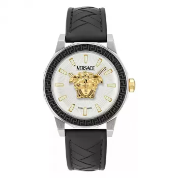 Versace V-Extreme Pro Men's Swiss Quartz Watch 43mm Stainless Steel Black Dial VE9I00124
