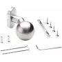PSG 63.419 Movable Round Stainless Steel Door Knob with Offset Oval Escutcheon