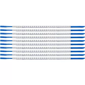 Brady SCN-07-0 Clipsleeve Wire Marker, '0' Legend, Yellow, 1.9-2.4mm Cable Diameter, 300 Pack
