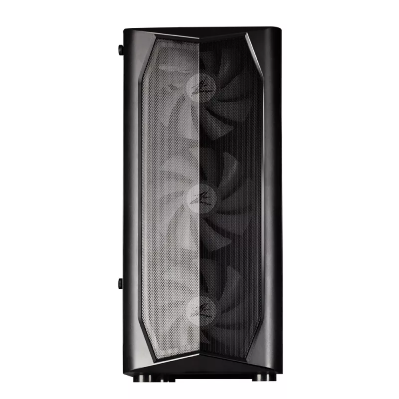 Zalman N4 Rev.1 Mid-Tower ATX Case with 6 ARGB Fans, Tempered Glass, Black