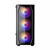 Zalman N4 Rev.1 Mid-Tower ATX Case with 6 ARGB Fans, Tempered Glass, Black