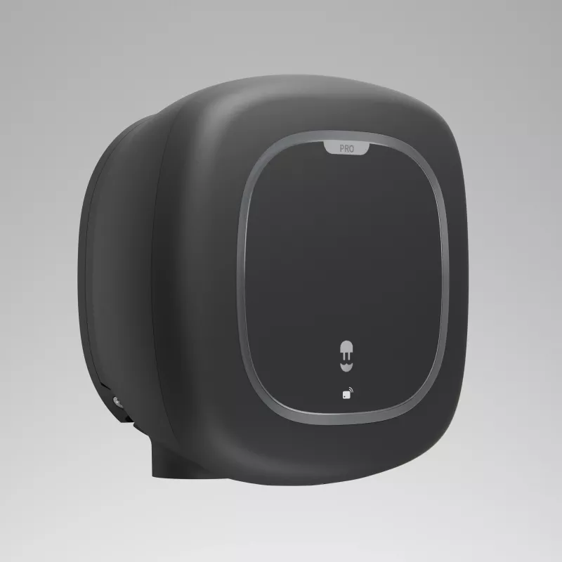 Wallbox Pulsar Pro PPR2-M-2-4-K-002 EV Charger, 22 kW, Type 2, Attached 7 m Cable, Black