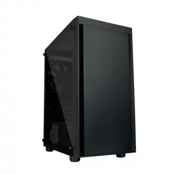 Zalman T3 PLUS mATX Mini Tower PC Case, Black, Acrylic Window, 2 Fans