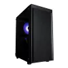 Zalman T3 PLUS mATX Mini Tower PC Case, Black, Acrylic Window, 2 Fans