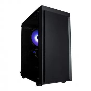 Zalman T3 PLUS mATX Mini Tower PC Case, Black, Acrylic Window, 2 Fans