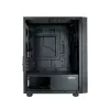 Zalman T3 PLUS mATX Mini Tower PC Case, Black, Acrylic Window, 2 Fans