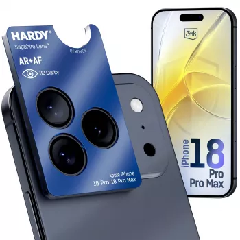 3MK PROTECTION Apple iPhone 18 Pro / 18 Pro Max - 3mk Hardy Sapphire Lens
