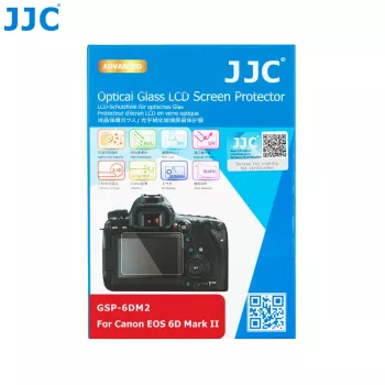 JJC Tempered Glass Screen Protector 9H for Canon EOS 6D Mark II LCD (GSP-6DM2)