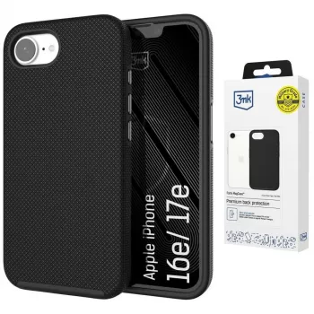 3MK Fortis MagCase for Apple iPhone 16e / 17e - Black