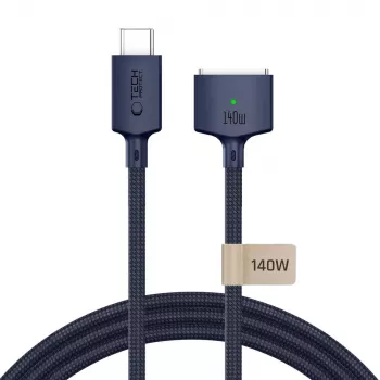 TECH-PROTECT MMC01 Ultraboost Magnetic MacBook Cable USB-C to MagSafe 3 140W 300cm Midnight Blue