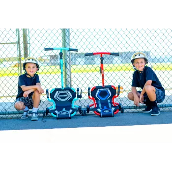 EzyRoller Drifter X Leg-Powered Drifting Go-Kart for Kids Ages 4-12+, Red