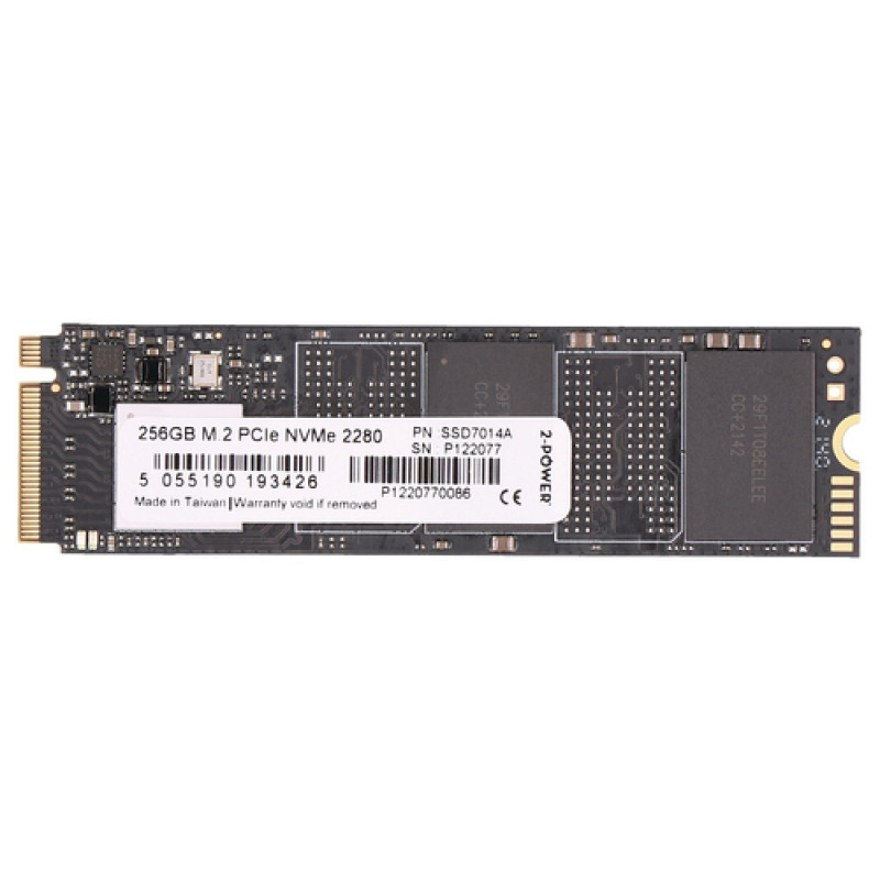 2-Power 256GB M.2 2280 PCIe 3.0 x4 NVMe SSD (2P-00UP738)