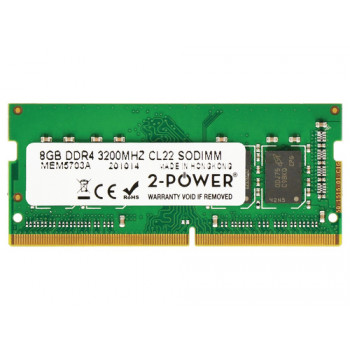 2-power 8GB DDR4 3200MHz CL22 SODIMM (2P-5M30Z71720)