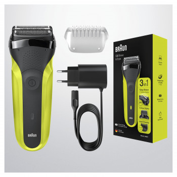 Braun Shaver | 300BT Series 3 | Operating time (max) 30 min | NiMH | Black