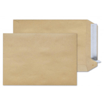 Steinmetz Mailing Envelopes DIN C5, No Window, Self-Seal, 90 g/m², Brown, 500 Pieces (4505PR)