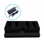 Unitech WD200 4-Slot Terminal Charging Cradle with power adapter supply 1010-900031G