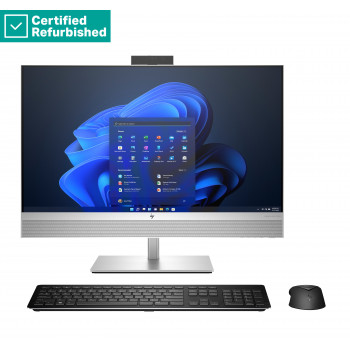 RENEW SILVER HP Elite 870 G9 AIO All-In-One 27 - i7-14700, 32GB, 1TB SSD, 27 FHD Non-Touch AG, FPR, Height Adjustable, USB Mouse, Win 11 Pro, 1 years (99A42ETR#AB8)