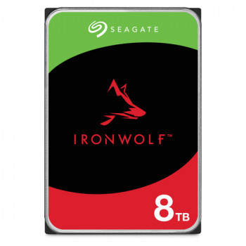 Bundle SEAGATE NAS HDD 4x8TB IronWolf 7200rpm 6Gb/s SATA 256MB cache 8.9cm 3.5inch 24x7 CMR for NAS and RAID Rackmount systems BLK