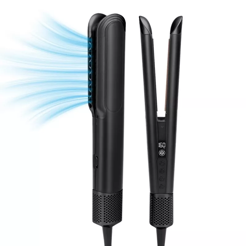 StayBeauty by Extralink M-17936F Wet-to-Dry Hot Air Styler with Drying Function, 1200W, Black/Pink