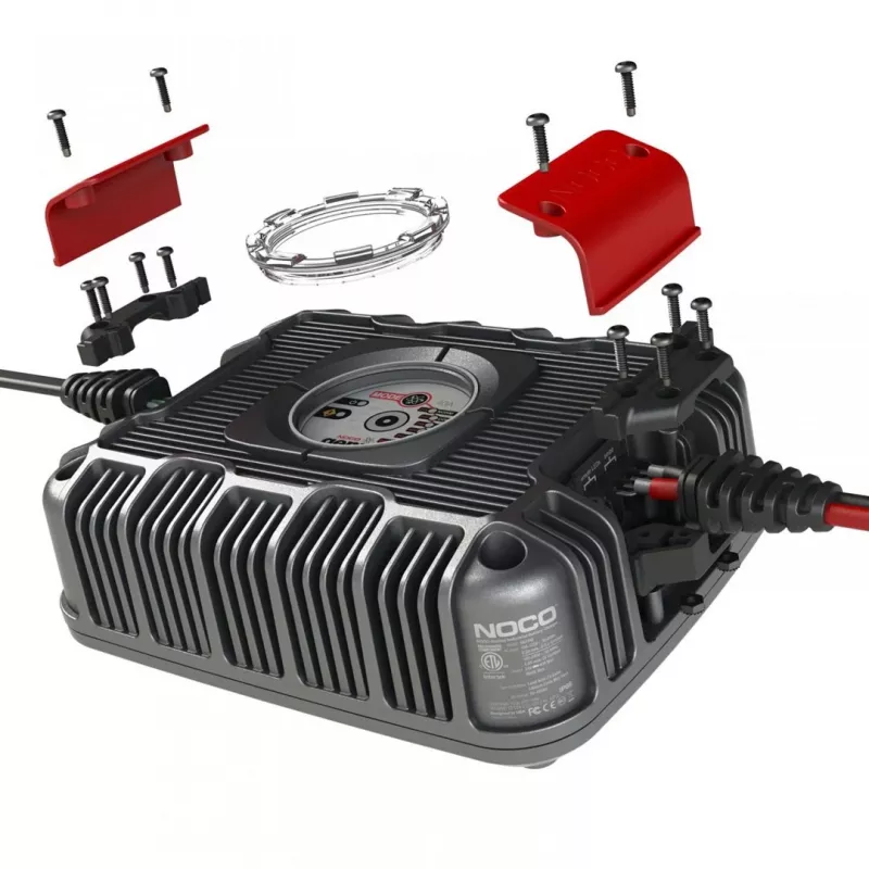 NOCO GX2440 24V 40A Smart Battery Charger for Lead-Acid and Lithium Batteries, IP67, 8-Step Charging, 100-240VAC