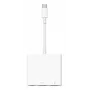 Apple MW5M3ZM/A Digital AV Multiport Adapter - USB-C to HDMI, USB-A, USB-C PD - 4K 60Hz - Silver