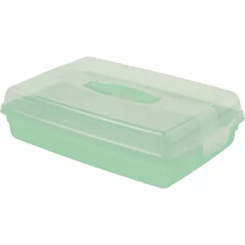 Curver Rectangular Cake Transport Box 45 x 29.5 x 11.1 cm Light Blue