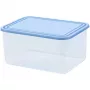 CURVER Smart To Go Rectangular Food Container 4L Transparent with Blue Lid