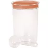 CURVER Round Food Bowl with Spoon, 1.7L, Assorted Colour, BPA-Free Plastic