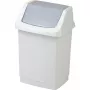 CURVER Click-it 50L Pedal Waste Bin, Grey, 38.5 x 33.5 x 63.5 cm